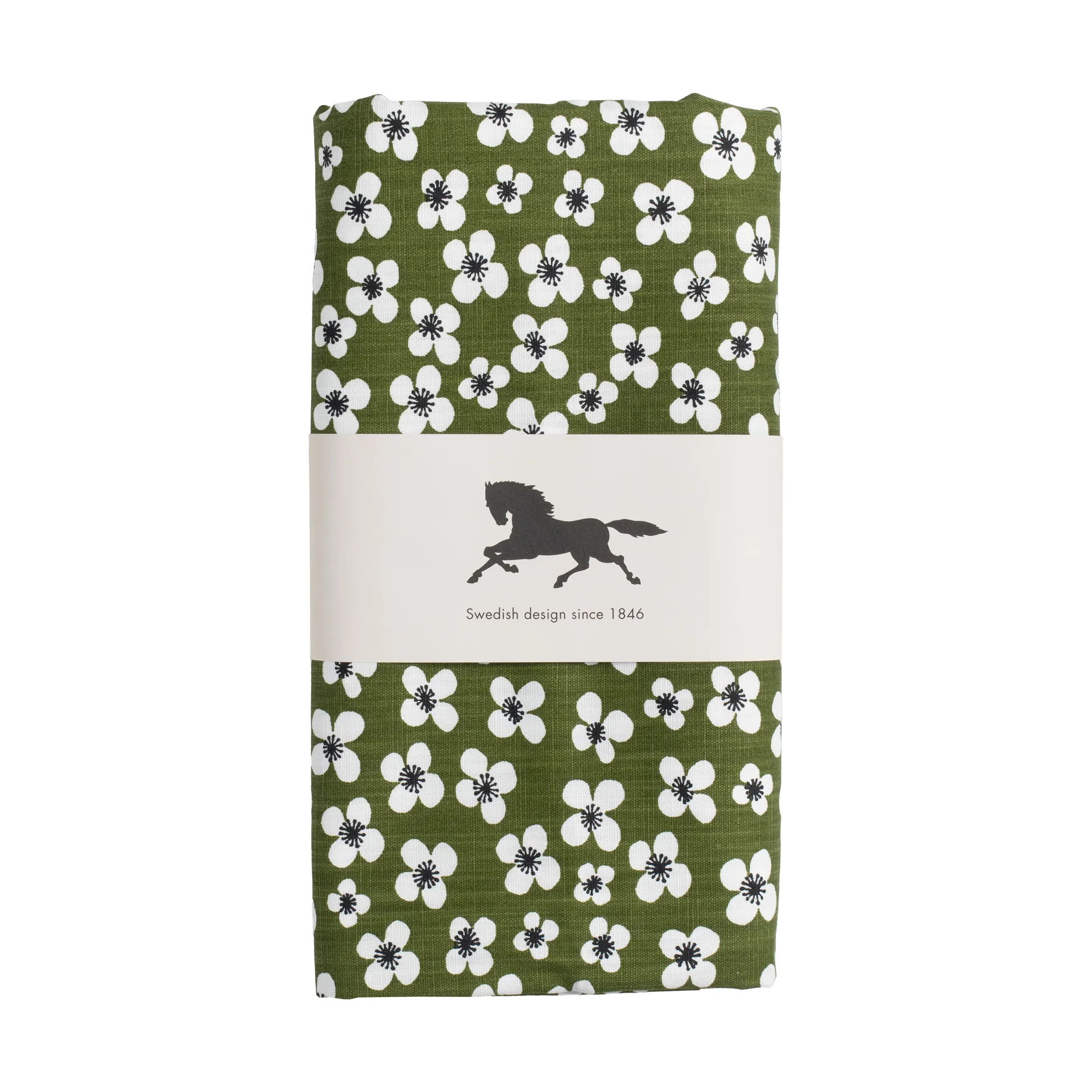 Belle Amie voksdug, Mørkegrøn, 145x220 cm Almedahls