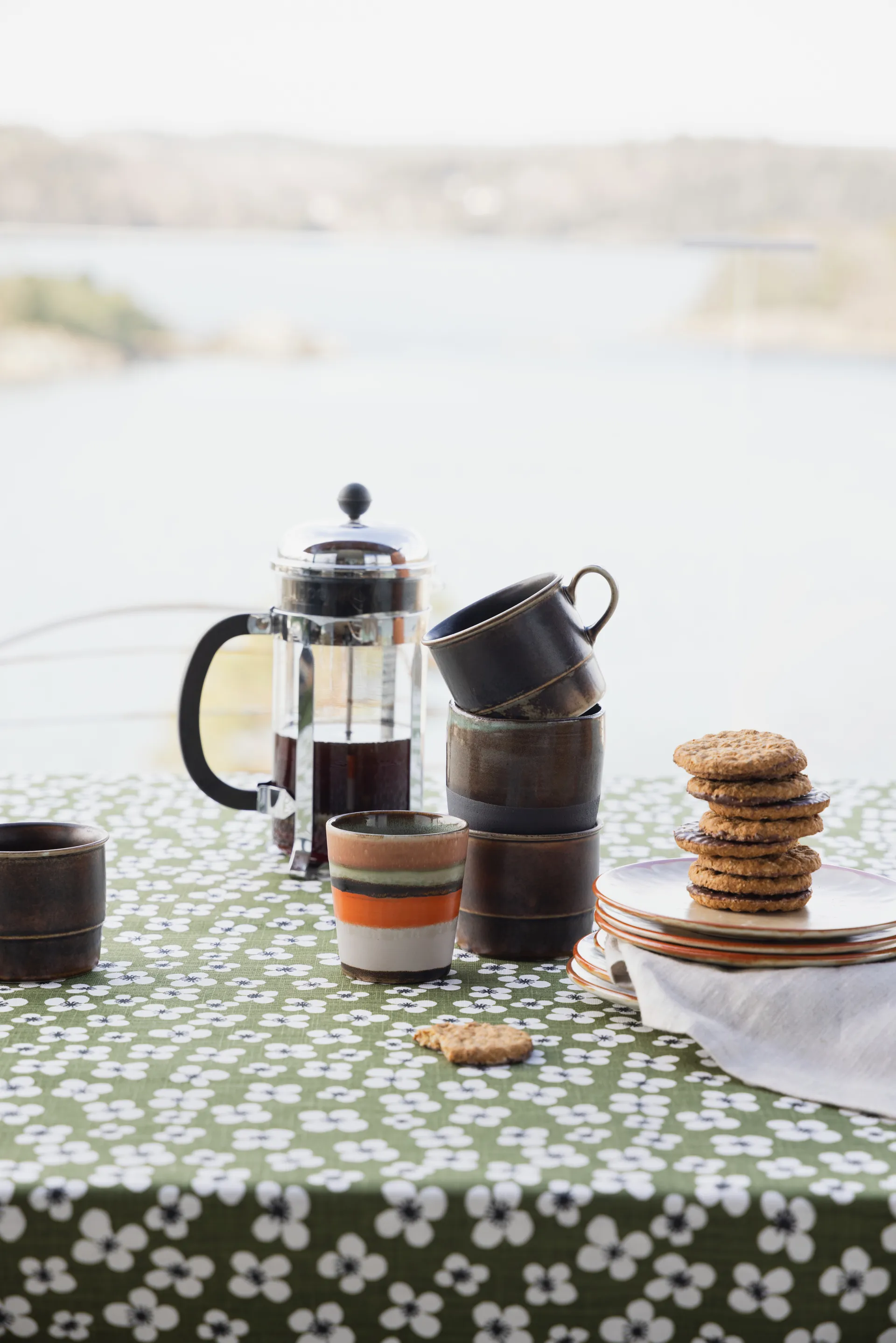 Belle Amie voksdug, Mørkegrøn, 145x220 cm Almedahls