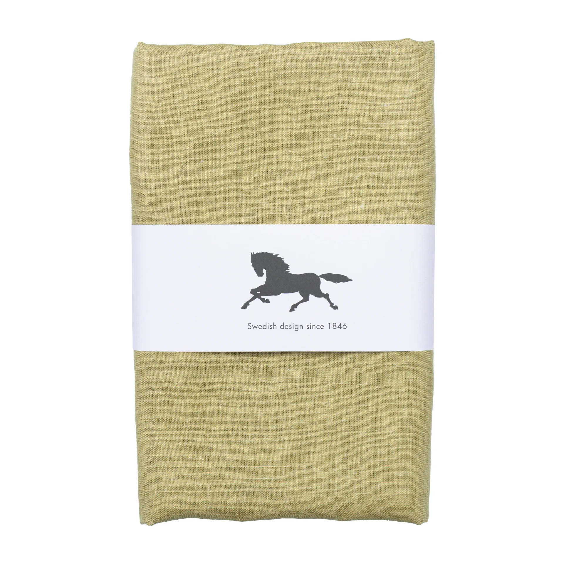 Hør borddug 140x220 cm, Oliven Almedahls