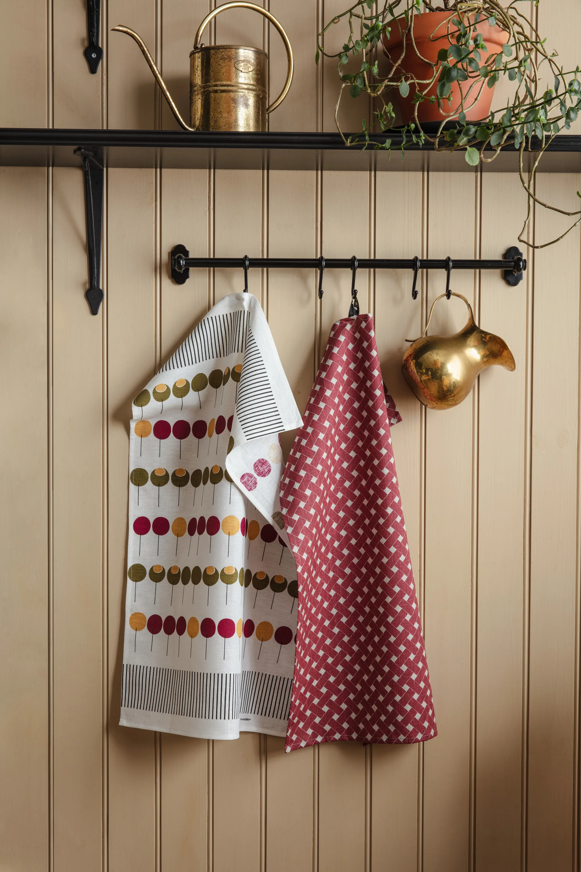 Korg XL grydelap 23x23 cm, Natur-taupe Almedahls