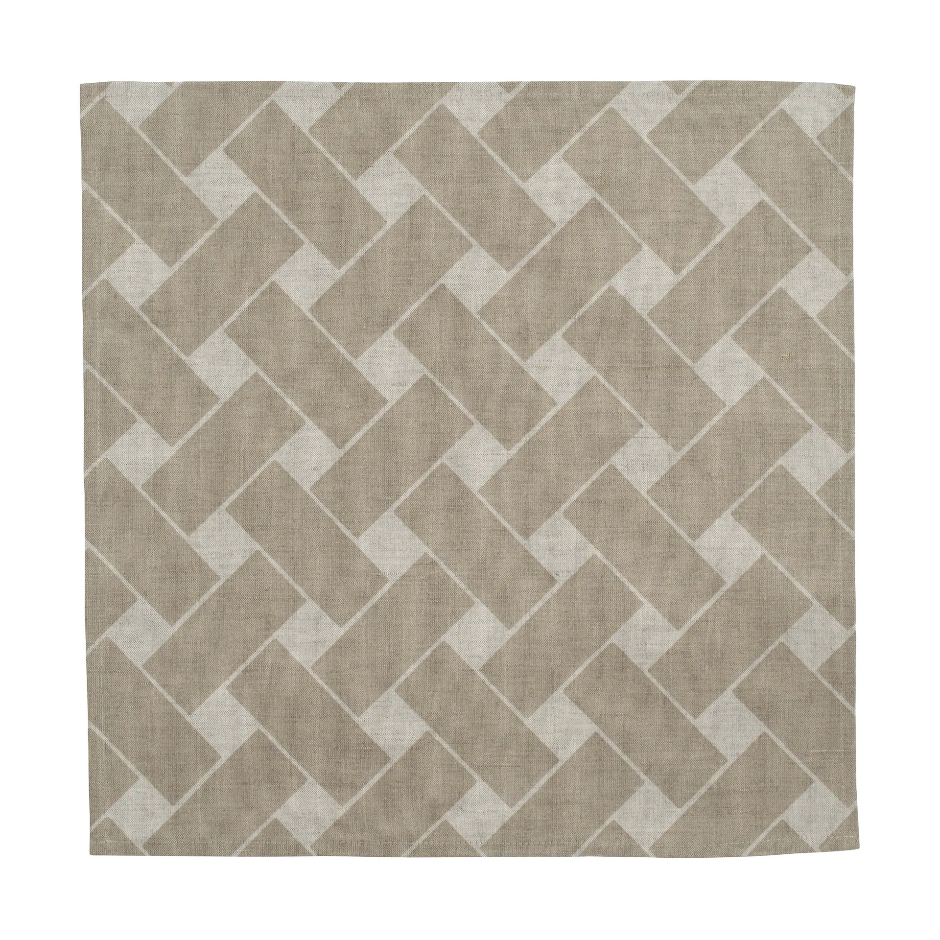 Korg XL serviet 45x45 cm 2-pak, Natur-taupe Almedahls