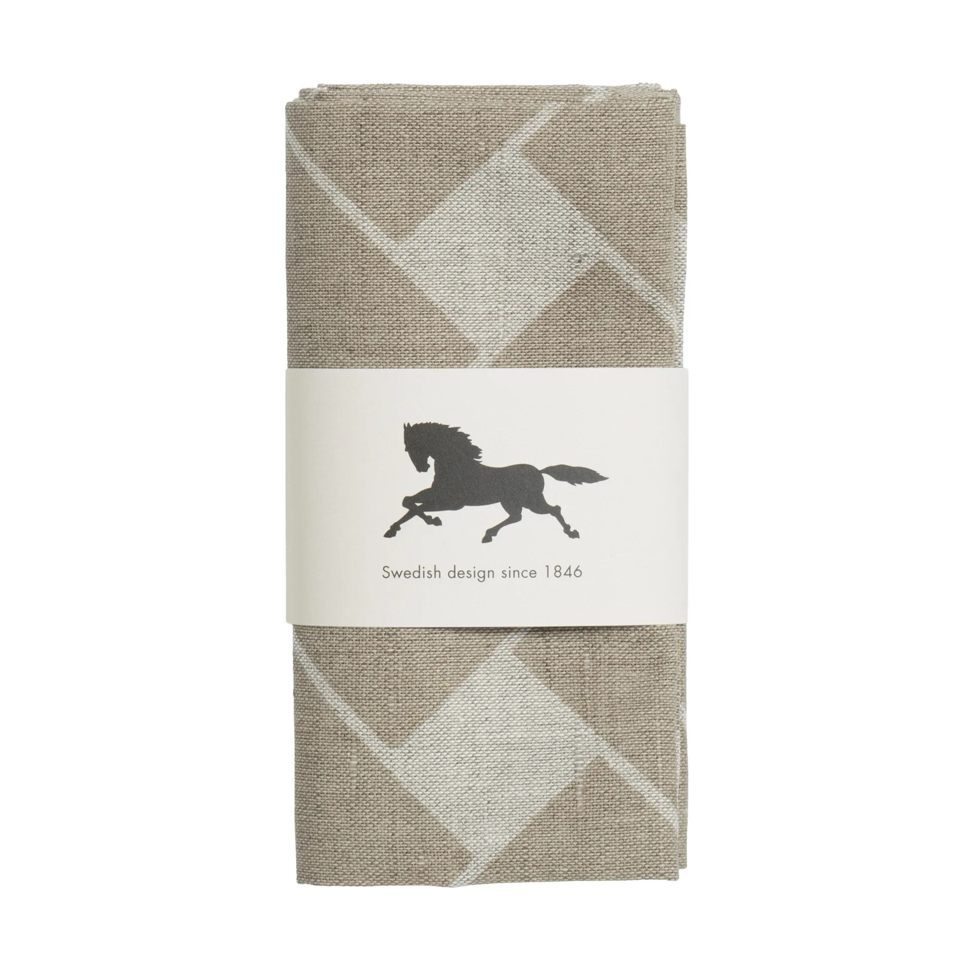 Korg XL serviet 45x45 cm 2-pak, Natur-taupe Almedahls