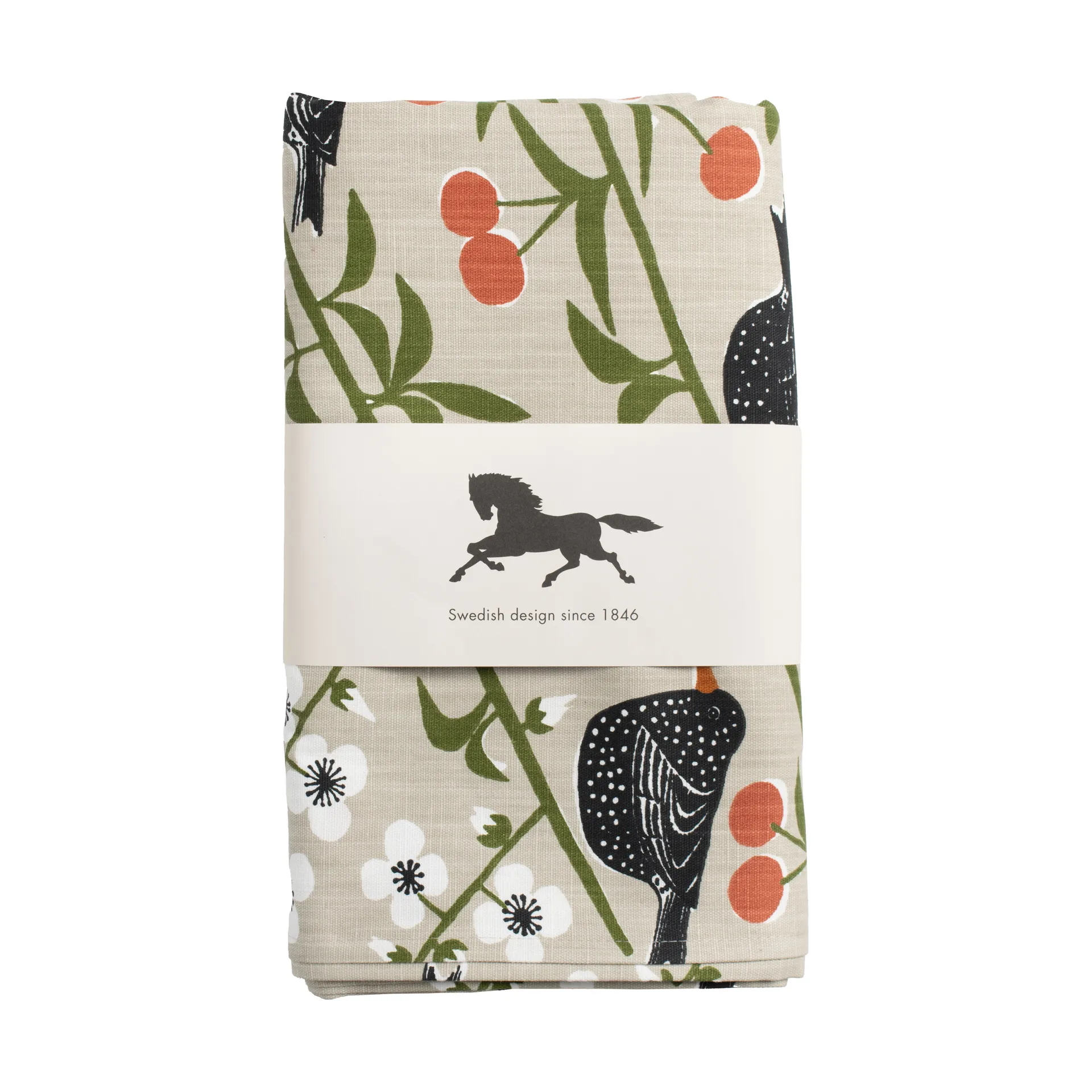 Körsbärsträdgården dug, Beige, 145x250 cm Almedahls