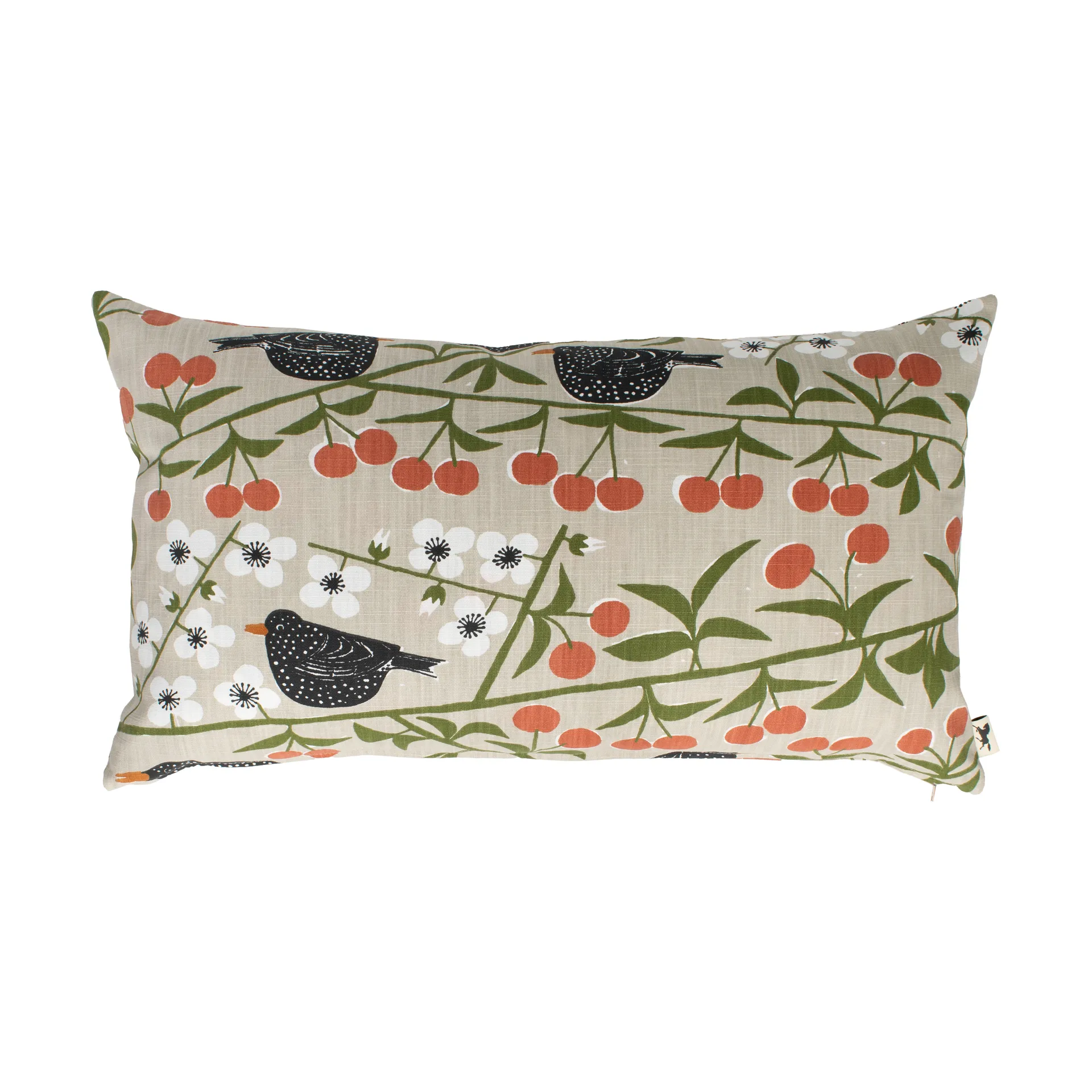 Körsbärsträdgården pudebetræk, Beige, 40 x 70 cm Almedahls