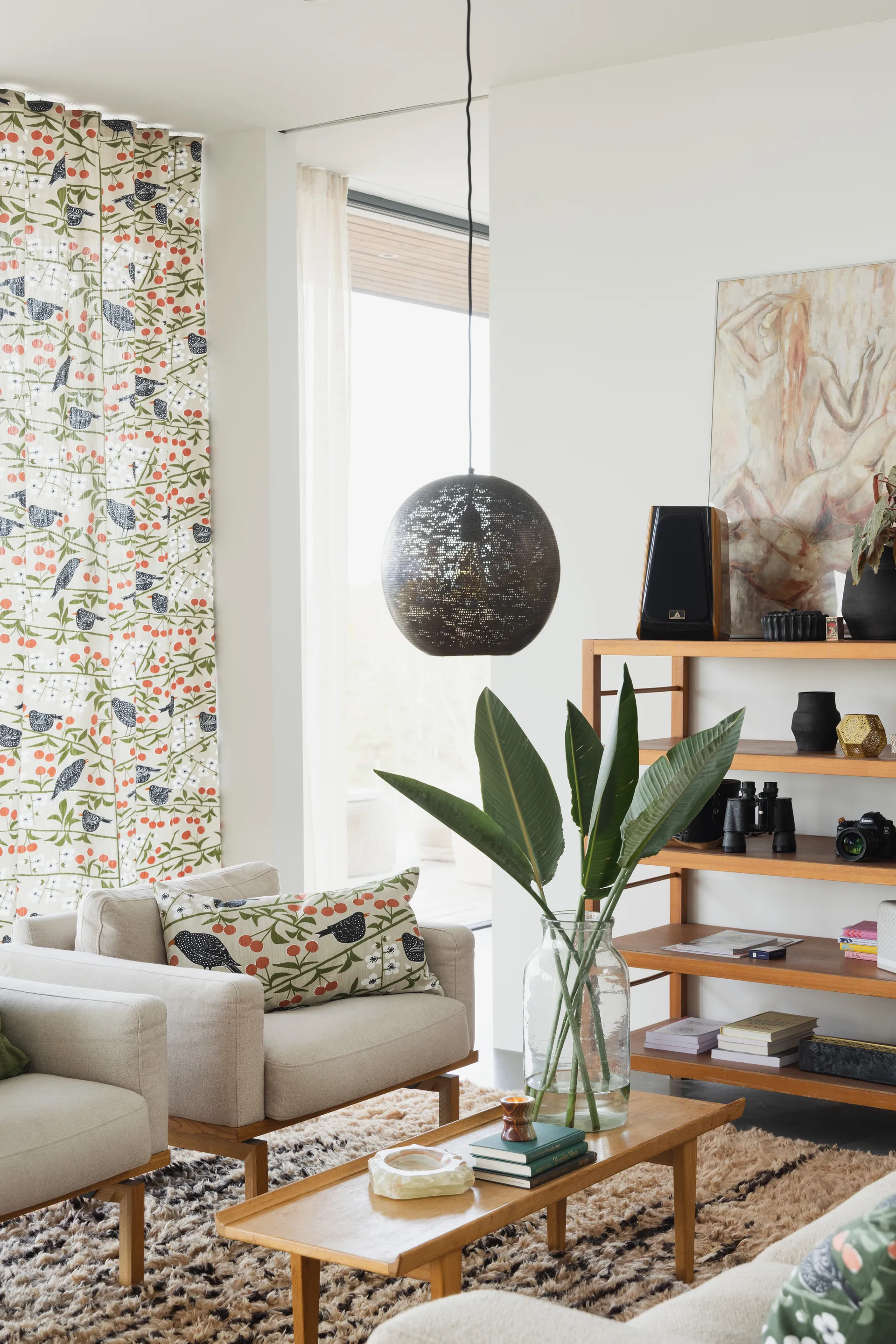 Körsbärsträdgården pudebetræk, Beige, 40 x 70 cm Almedahls