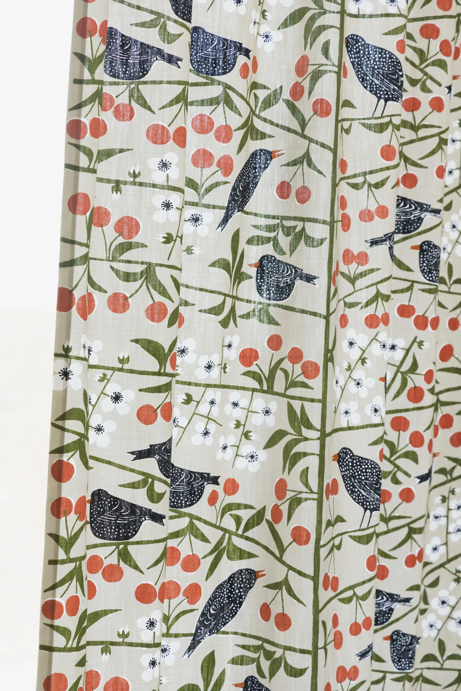 Körsbärsträdgården tekstil, Beige Almedahls