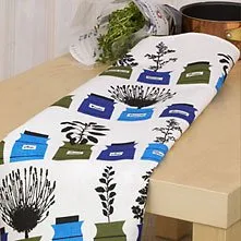 Persons Kryddskab voksdug - blå - Almedahls