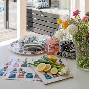 Persons kryddskåp bakke Ø38 cm - Rosa-grå - Almedahls