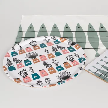 Persons kryddskåp bakke Ø38 cm - Rosa-grå - Almedahls