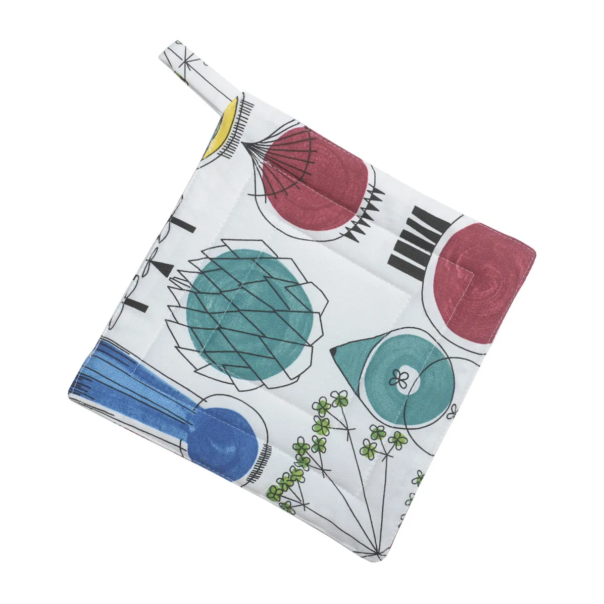 Picknick grydelapper 23x23 cm, Multi Almedahls