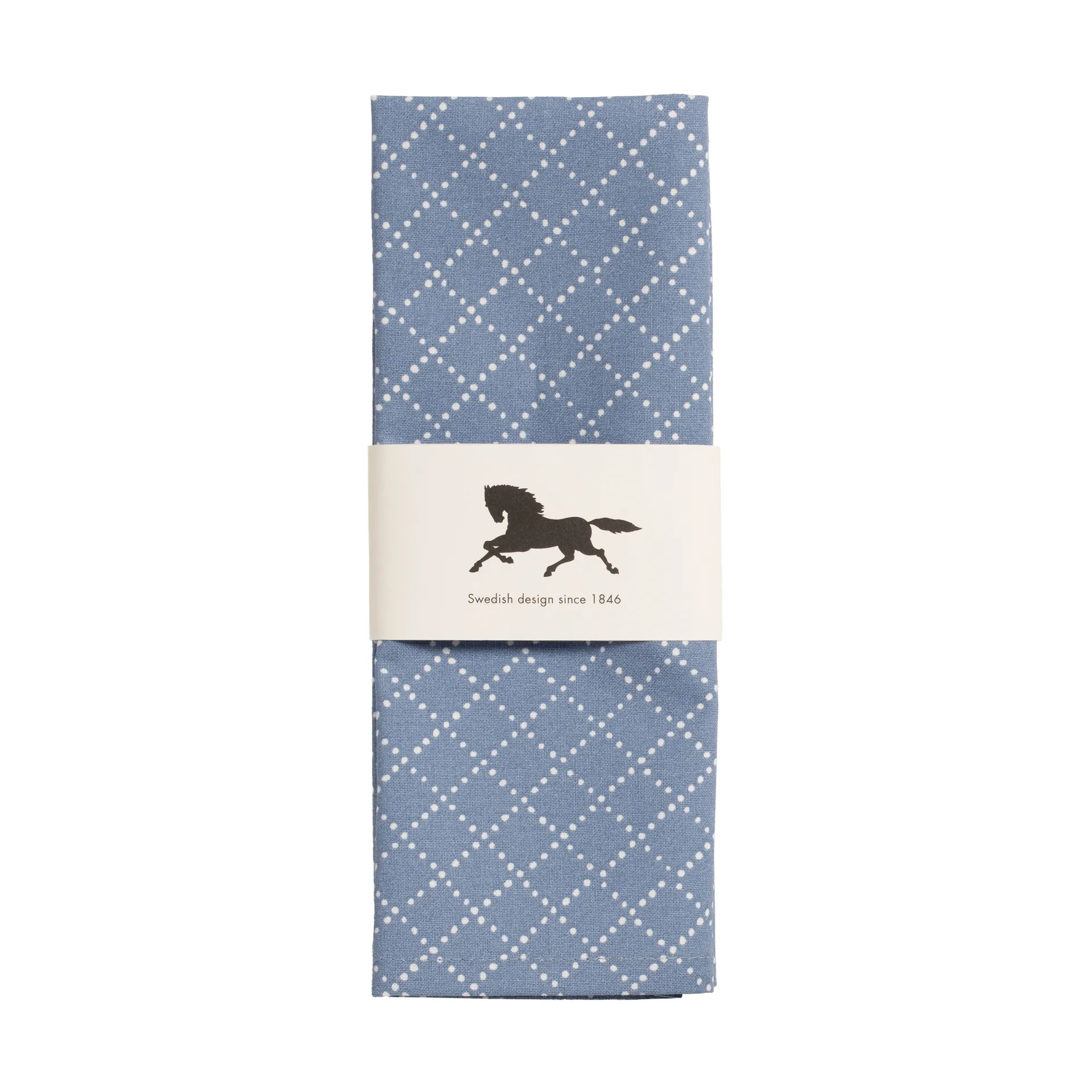 Prickruta dækkeserviet 34x45 cm 2-pak, Blå Almedahls