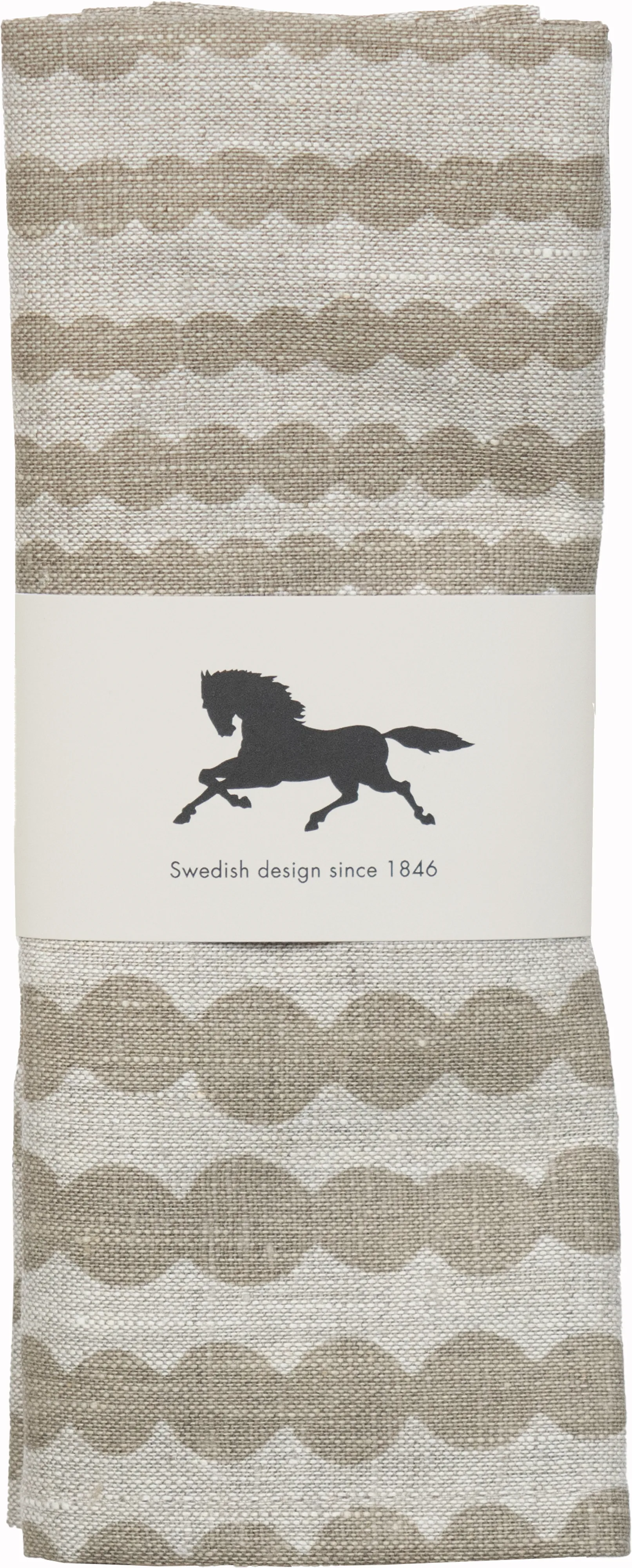 Pricktyg dækkeserviet 34x45 cm, Natur/Taupe Almedahls