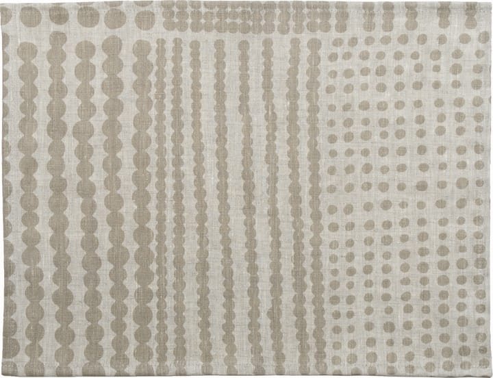 Pricktyg dækkeserviet 34x45 cm, Natur/Taupe Almedahls