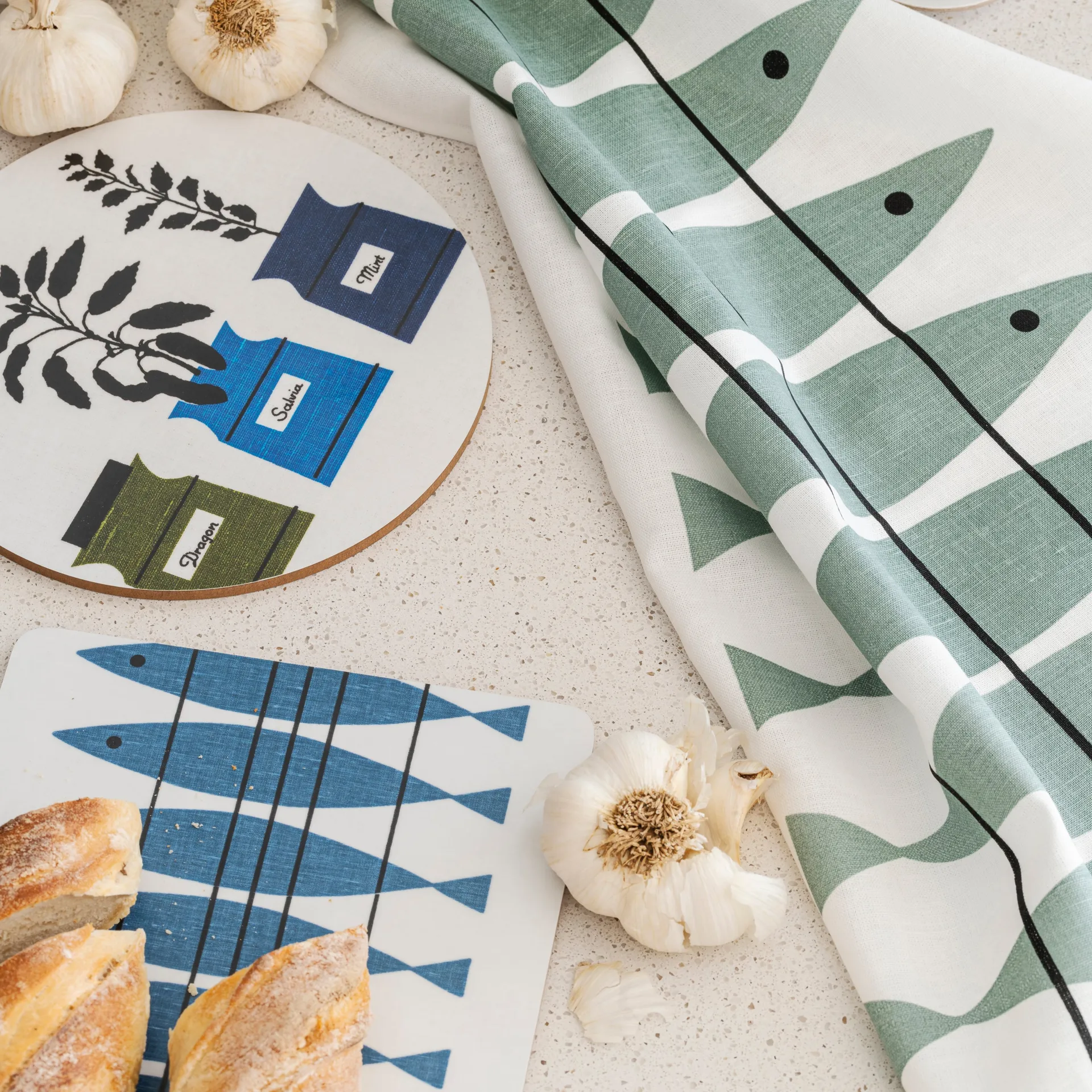 Sill viskestykke, Grøn-grå Almedahls