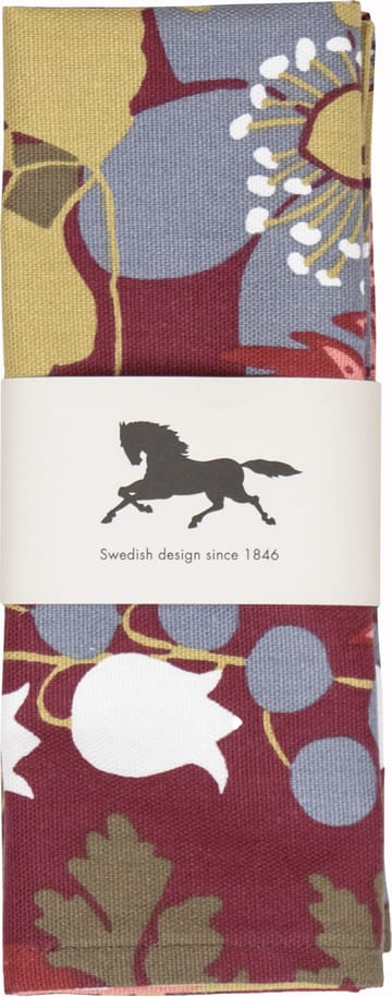 Skogen dækkeserviet 34x45 cm 2-pak - Vinrød - Almedahls
