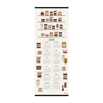 Syltetøjsglas kalender 2023 - 35x90 cm - Almedahls