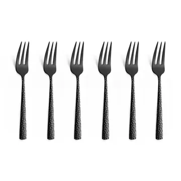 Felicity kagegafler 15,6 cm 6-pak - Sort - Amefa