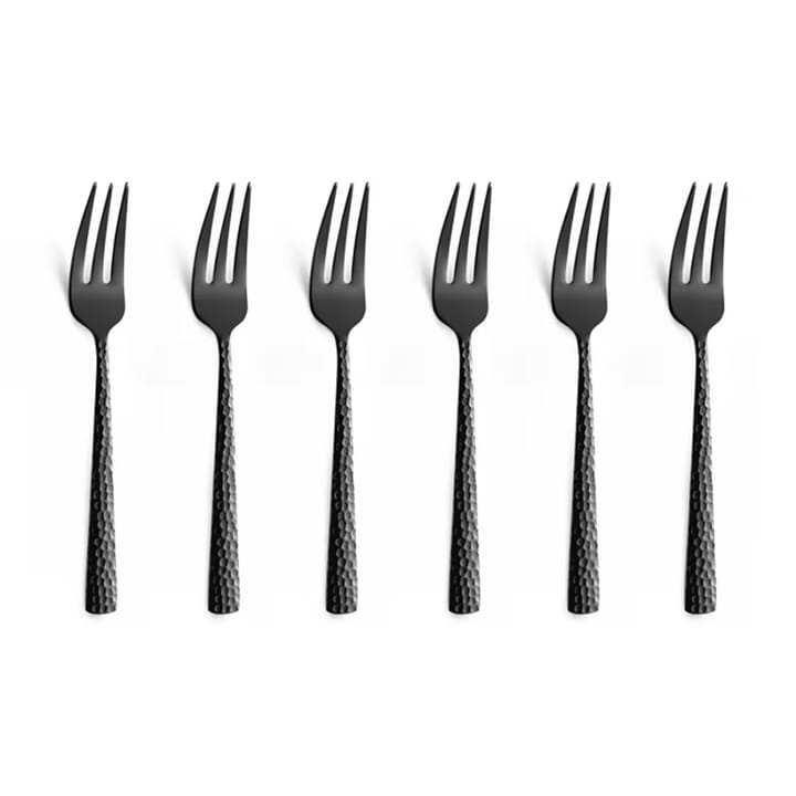 Felicity kagegafler 15,6 cm 6-pak - Sort - Amefa