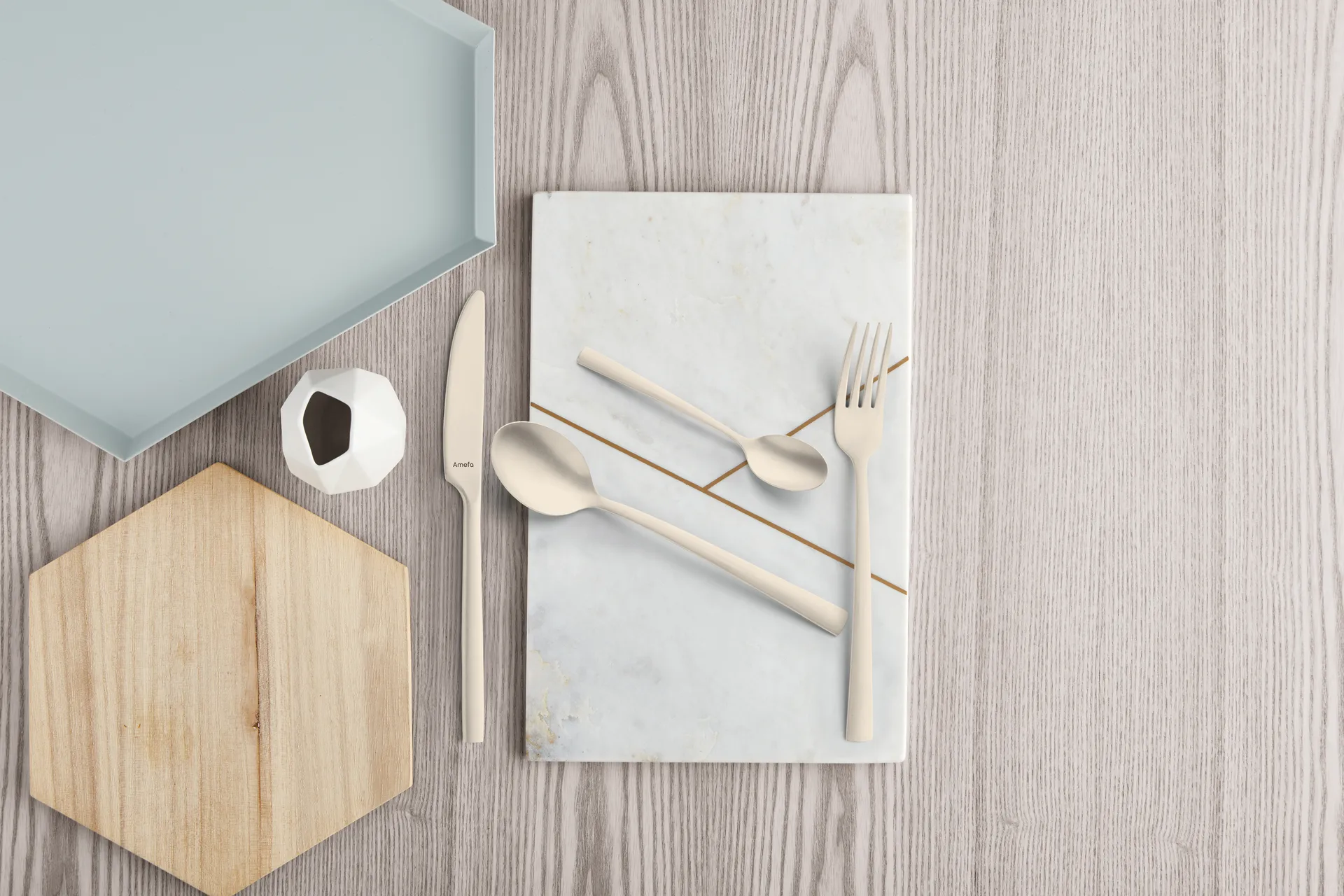 Manille Vintage bestiksæt 16 dele, Champagne Amefa