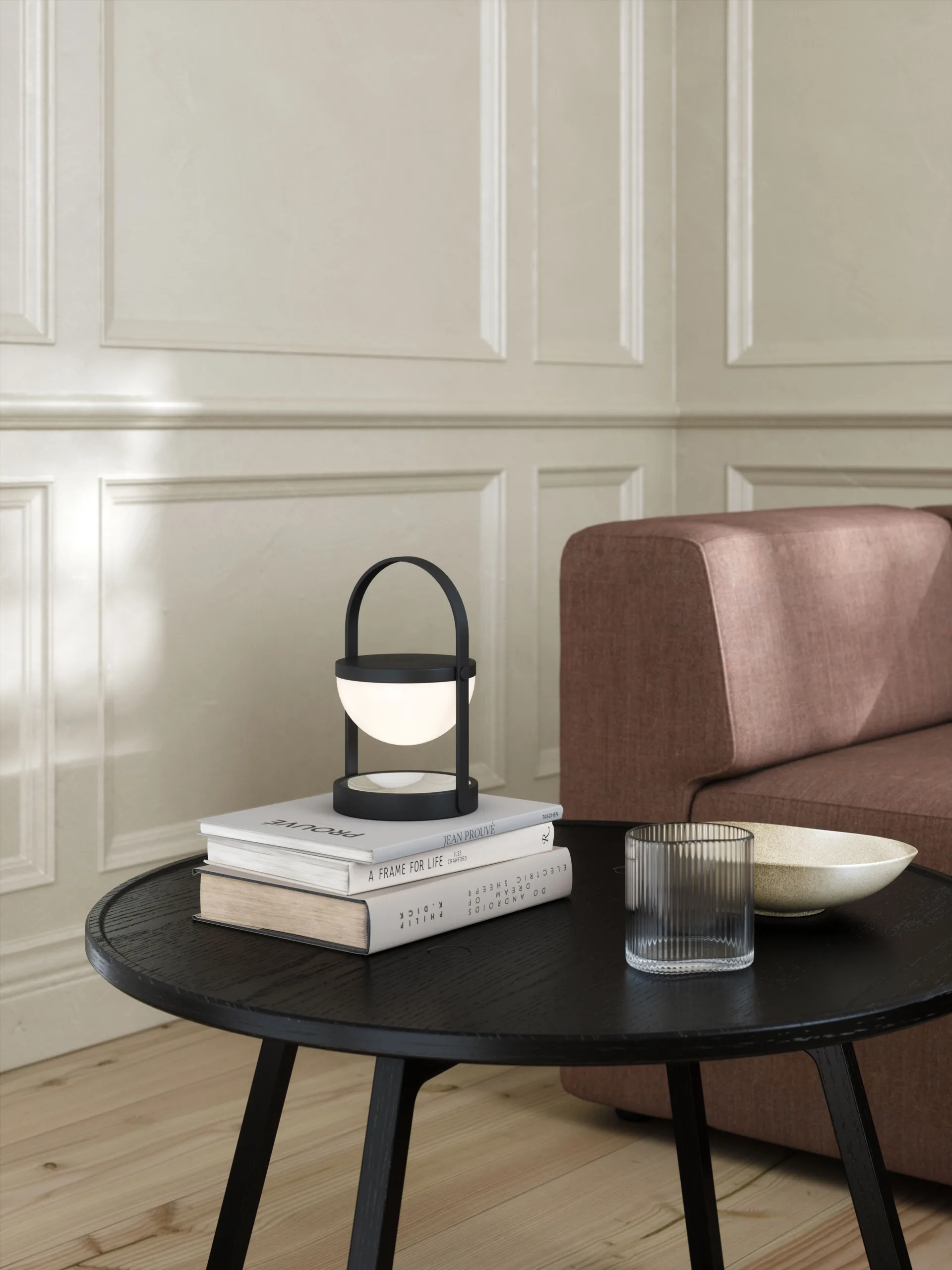 A-Flash bærbar bordlampe 22 cm, Black Andersen Furniture