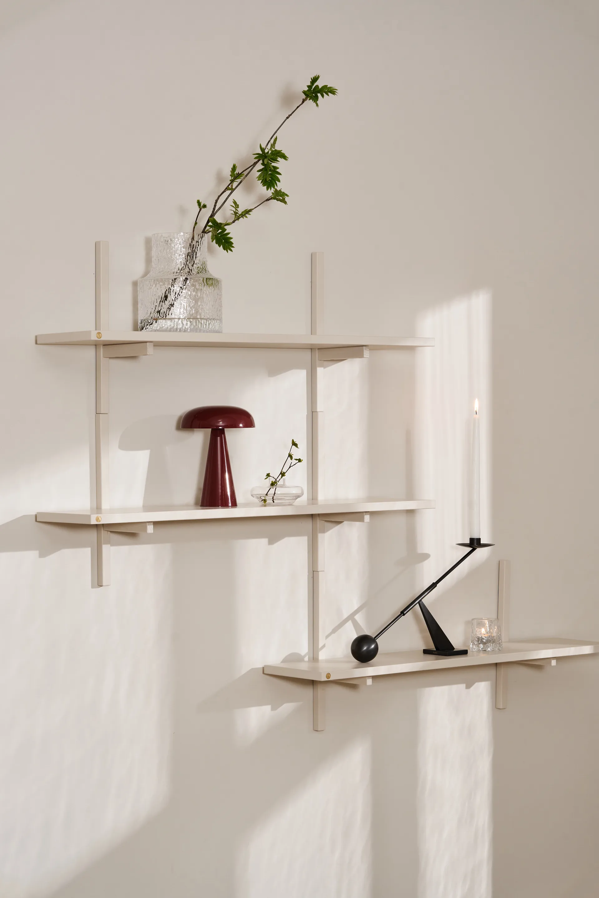 A-Light Shelf væghylde Special Edition, Light beige 90x21x35 cm Andersen Furniture