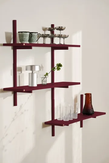 A-Light Shelf væghylde Special Edition - Wine red 90x21x35 cm - Andersen Furniture