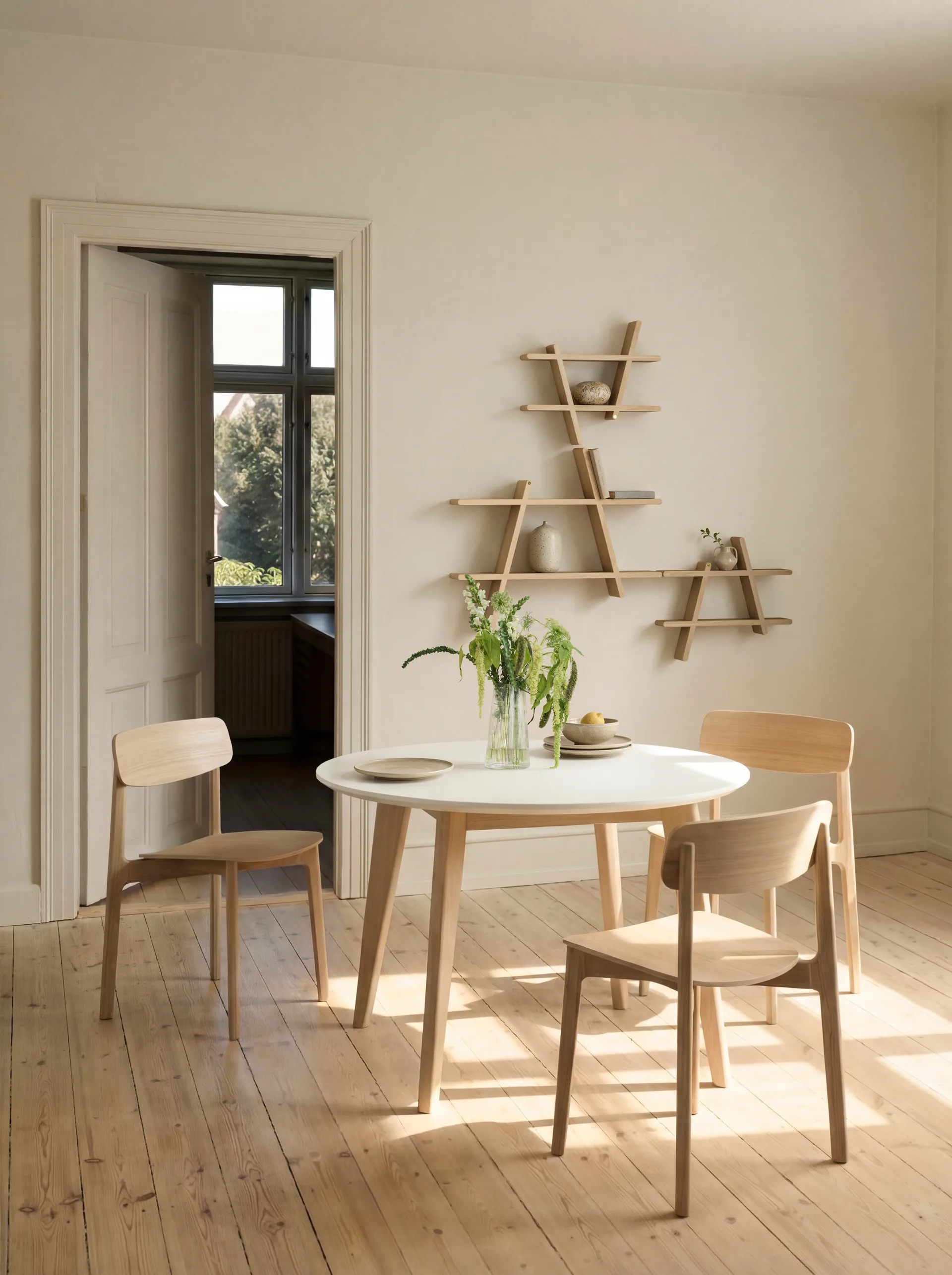 A-Shelf væghylde Large 78x12x67 cm, Oak Andersen Furniture