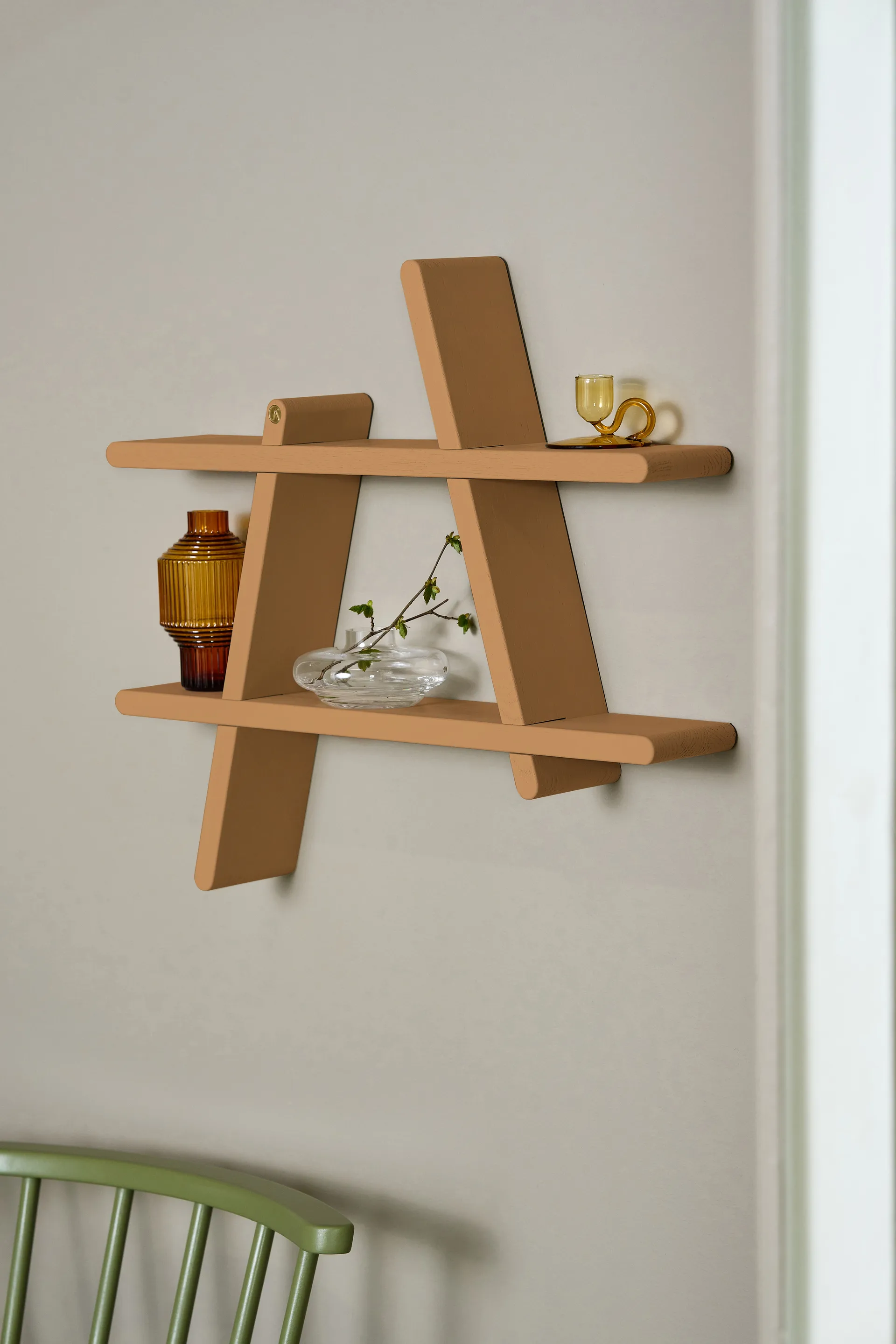 A-Shelf væghylde Special Edition, Brown beige L 78x12x67 cm Andersen Furniture