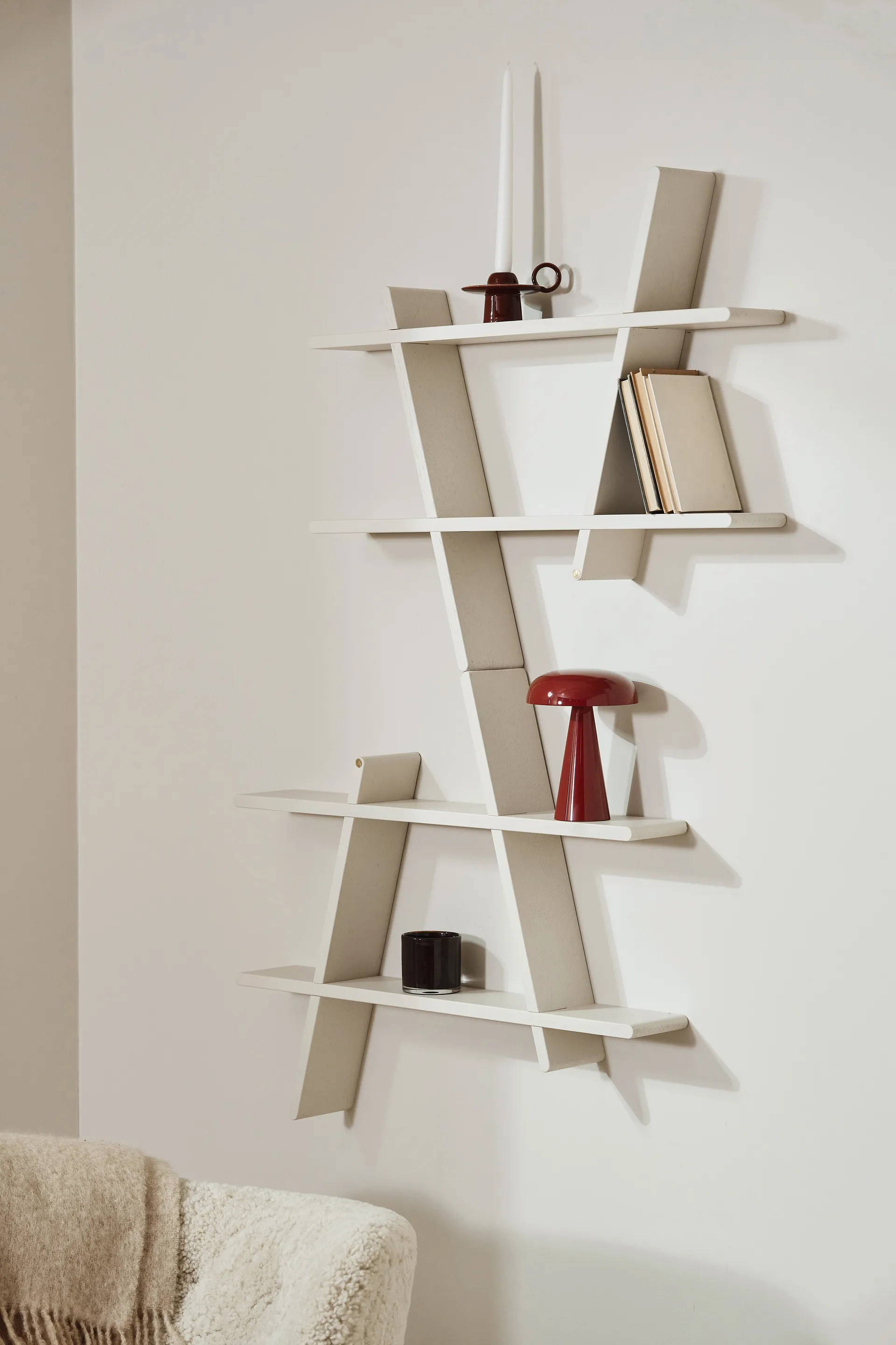 A-Shelf væghylde Special Edition, Light beige L 78x12x67 cm Andersen Furniture
