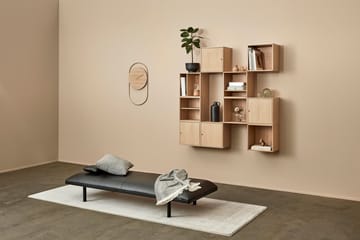 A-Wall vægur 41x76 cm - Oak-brass - Andersen Furniture