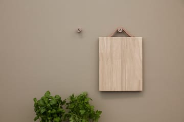 Andersen skærebræt med lædergreb Medium 24x30 cm - Oak - Andersen Furniture
