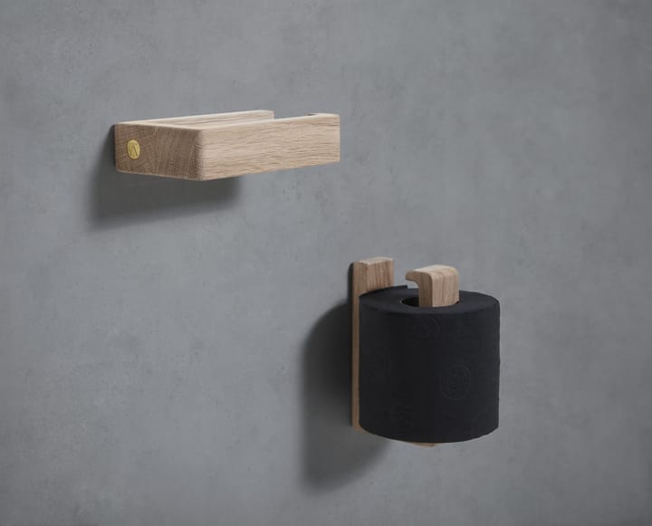 Andersen toiletrulleholder, Lacquered oak Andersen Furniture