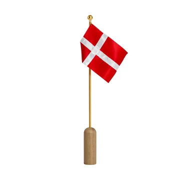 Celebrating Denmark bordflag 40 cm - Oak-brass - Andersen Furniture