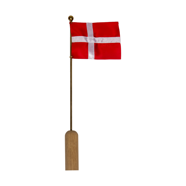 Celebrating Denmark bordflag 40 cm - Oak-brass - Andersen Furniture