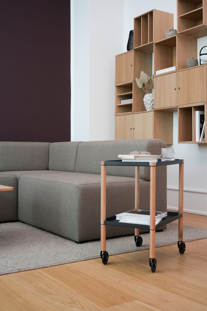Connect bord, Oliebehandlet eg, sort metal Andersen Furniture