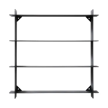 Division væghylde - Black steel, 45x45x10 cm - Andersen Furniture