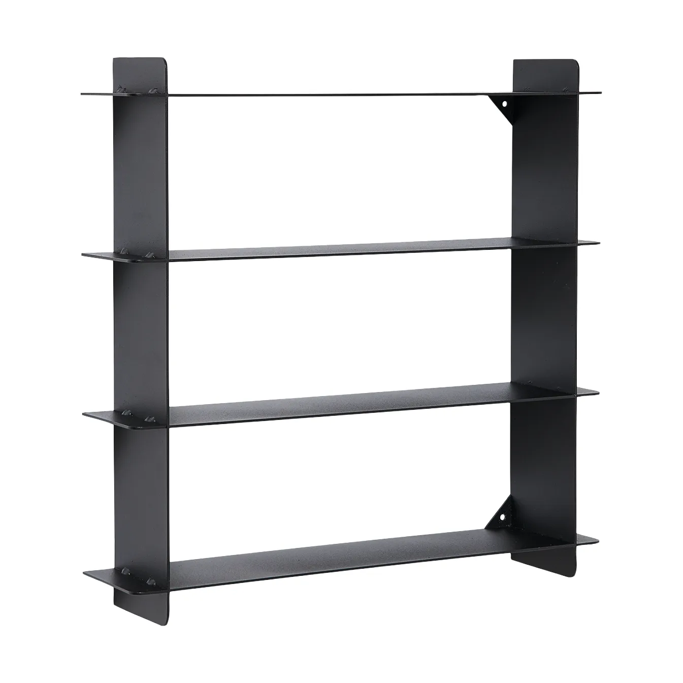 Division væghylde, Black steel, 45x45x10 cm Andersen Furniture