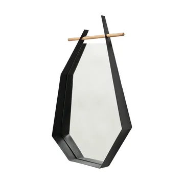 Edge spejl - Black (sort) - Andersen Furniture