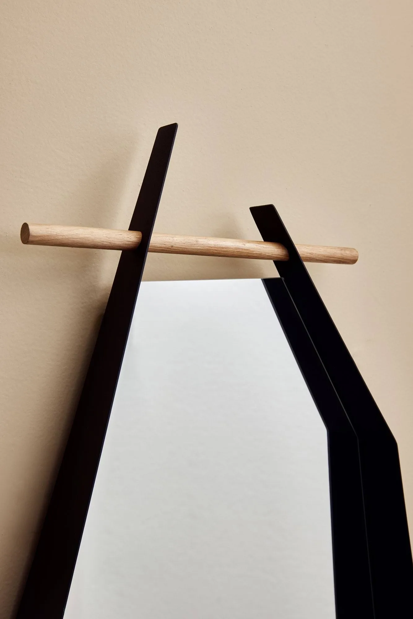 Edge spejl, Black (sort) Andersen Furniture