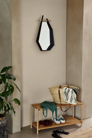 Edge spejl - Black (sort) - Andersen Furniture
