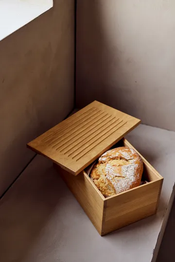 Gourmet opbevaringskasse 35x20x16,5 cm - Oak - Andersen Furniture