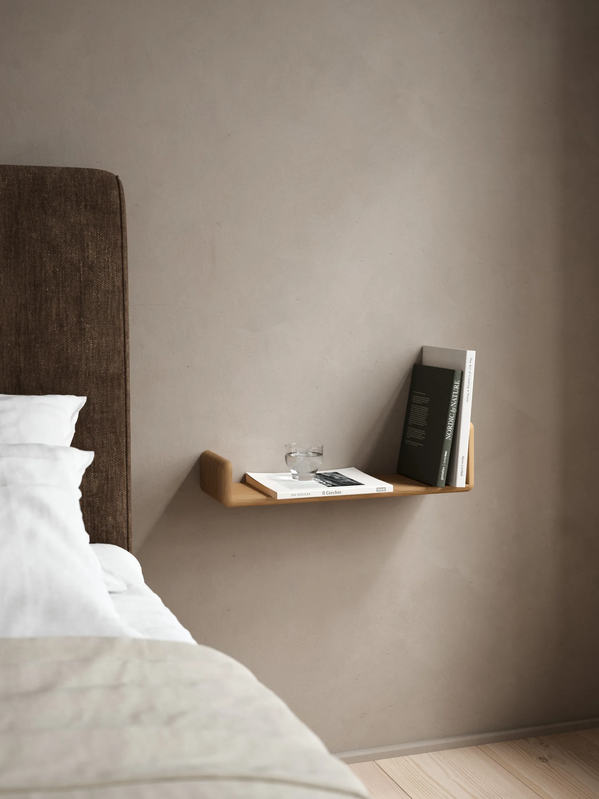 Level væghylde, Oiled Nature Oak, 55x18x9 cm Andersen Furniture