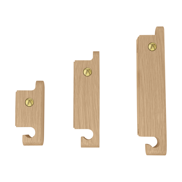 Multi Hooks krog sæt 3 dele - Oak - Andersen Furniture