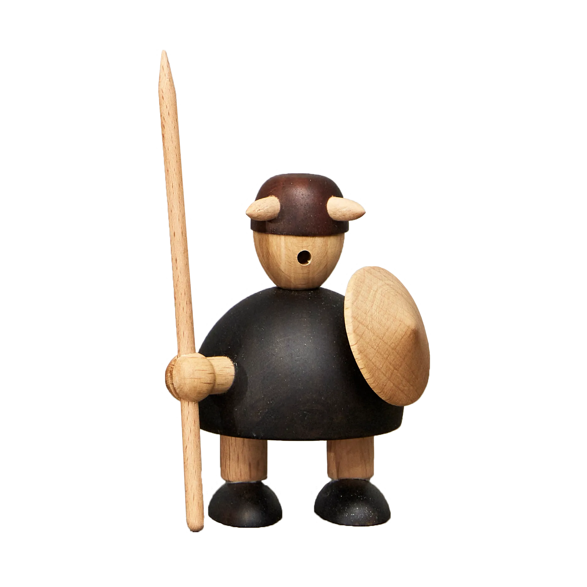 The vikings of Denmark træfigur Small, Stained beech Andersen Furniture