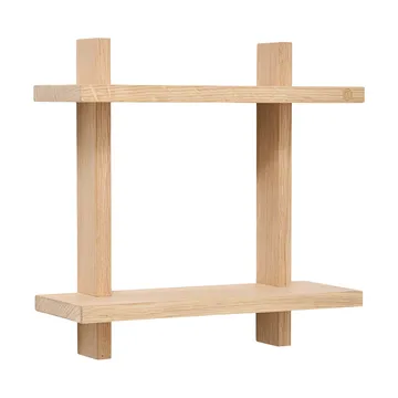 Treat væghylde dobbelt - Oak, 34x12x34 cm - Andersen Furniture