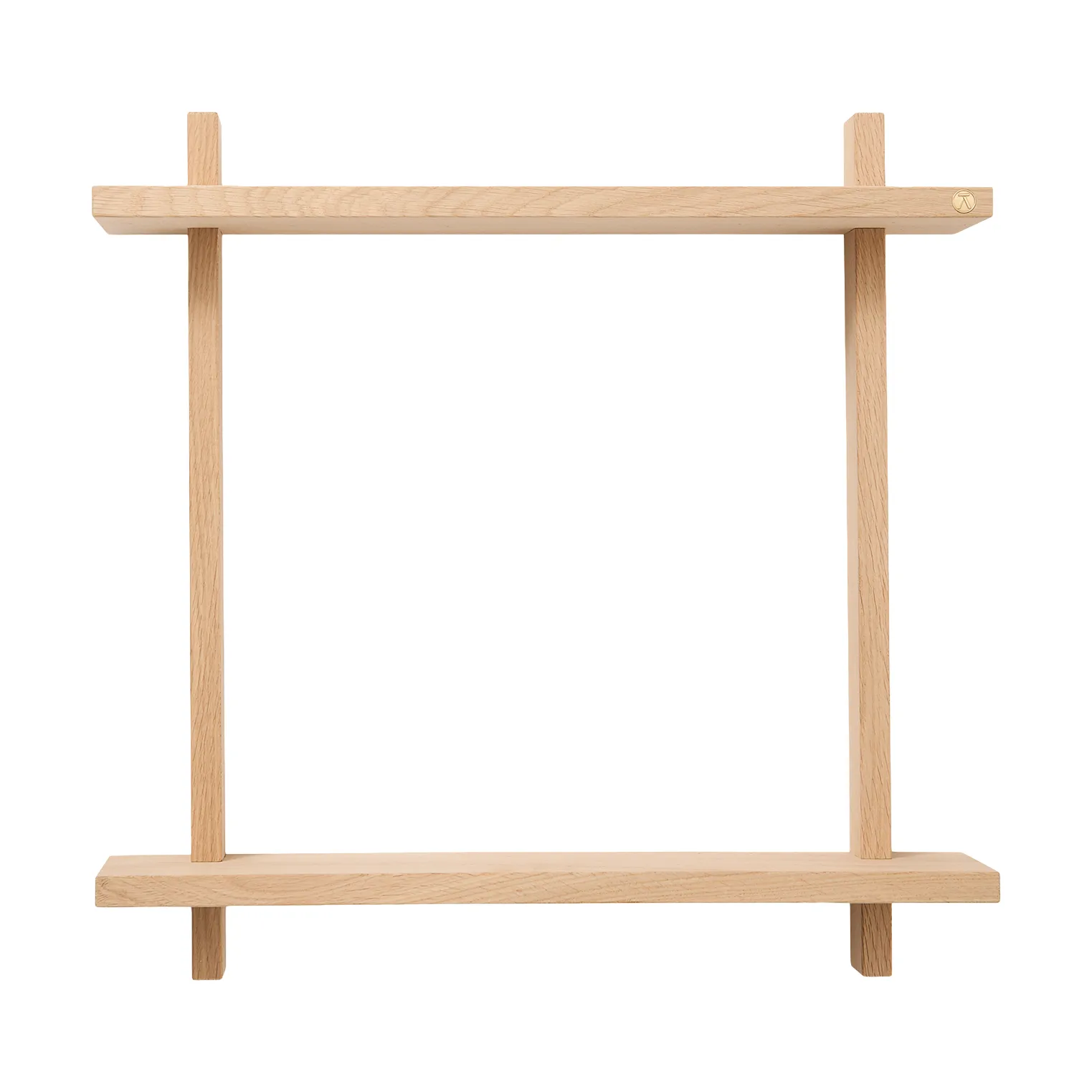 Treat væghylde dobbelt, Oak, 50x12x50 cm Andersen Furniture