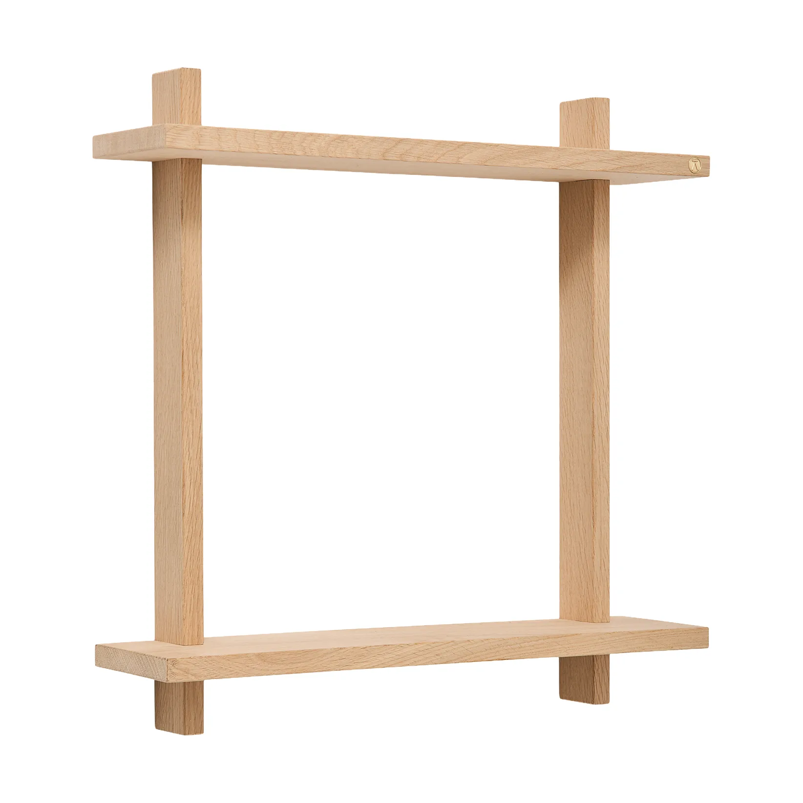 Treat væghylde dobbelt, Oak, 50x12x50 cm Andersen Furniture