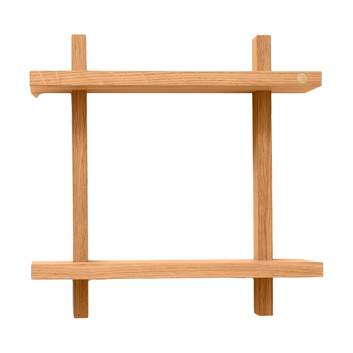 Treat væghylde dobbelt, Oiled Nature Oak, 34x12x34 cm Andersen Furniture