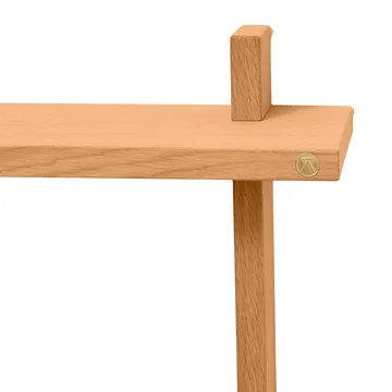 Treat væghylde dobbelt - Oiled Nature Oak, 50×12×50 cm - Andersen Furniture