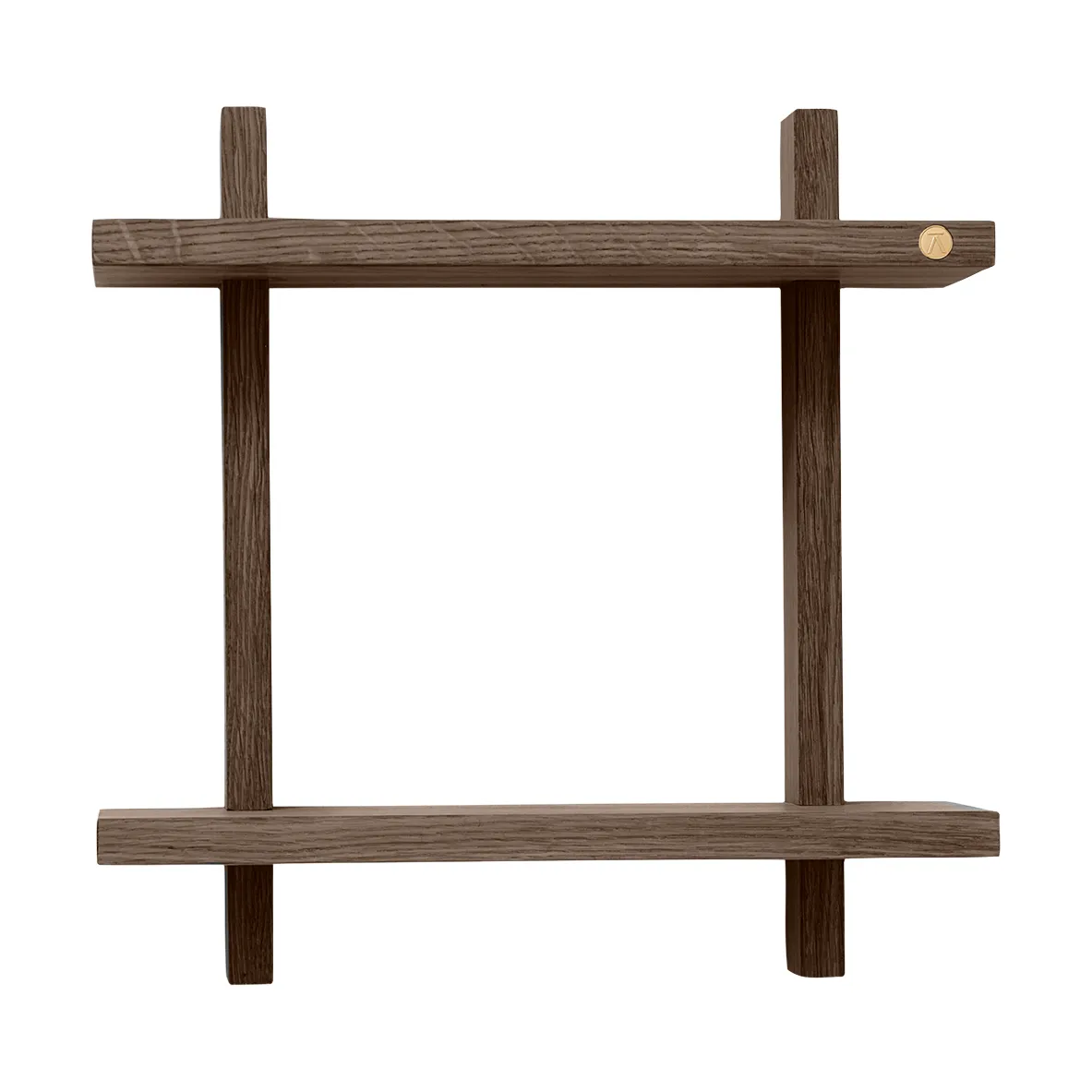 Treat væghylde dobbelt, Smoked Oiled Oak, 34x12x34 cm Andersen Furniture
